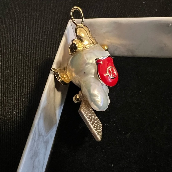 New Sea Pearl Lucky Cat Pendant - Picture 2 of 6